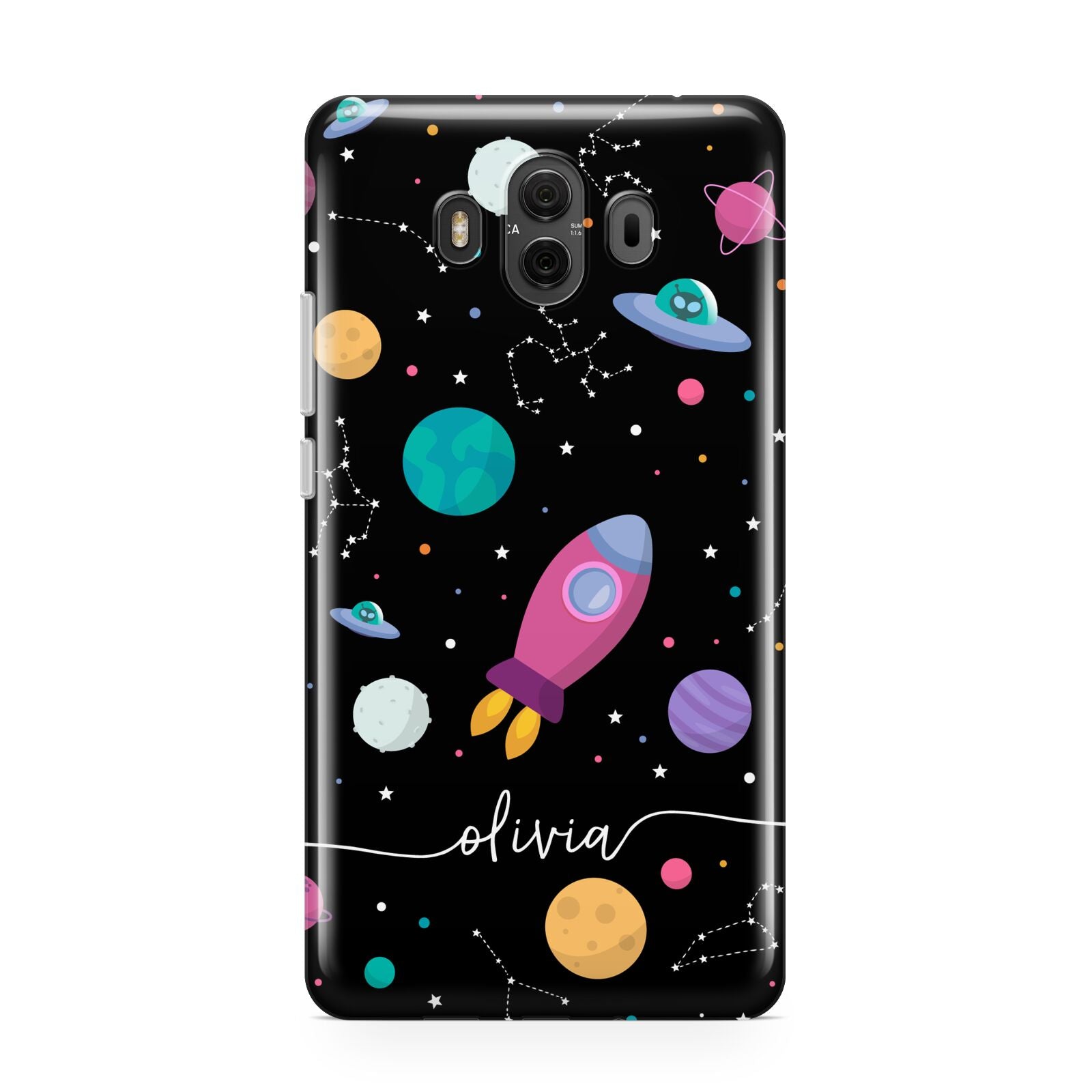 Galaxy Artwork with Name Huawei Mate 10 Protective Phone Case