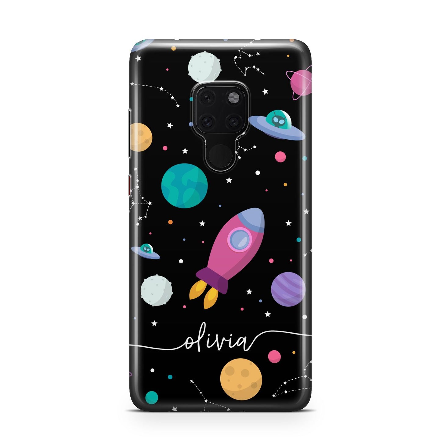 Galaxy Artwork with Name Huawei Mate 20 Phone Case