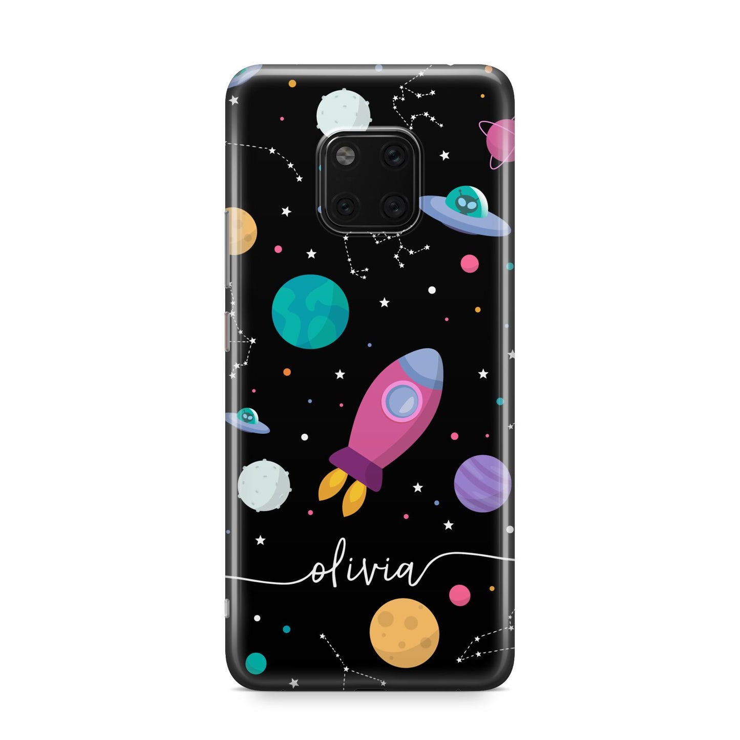 Galaxy Artwork with Name Huawei Mate 20 Pro Phone Case