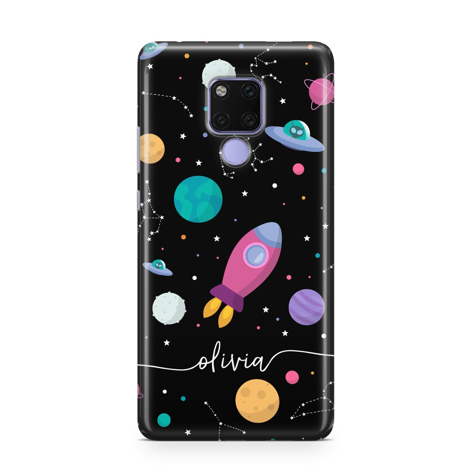 Galaxy Artwork with Name Huawei Mate 20X Phone Case