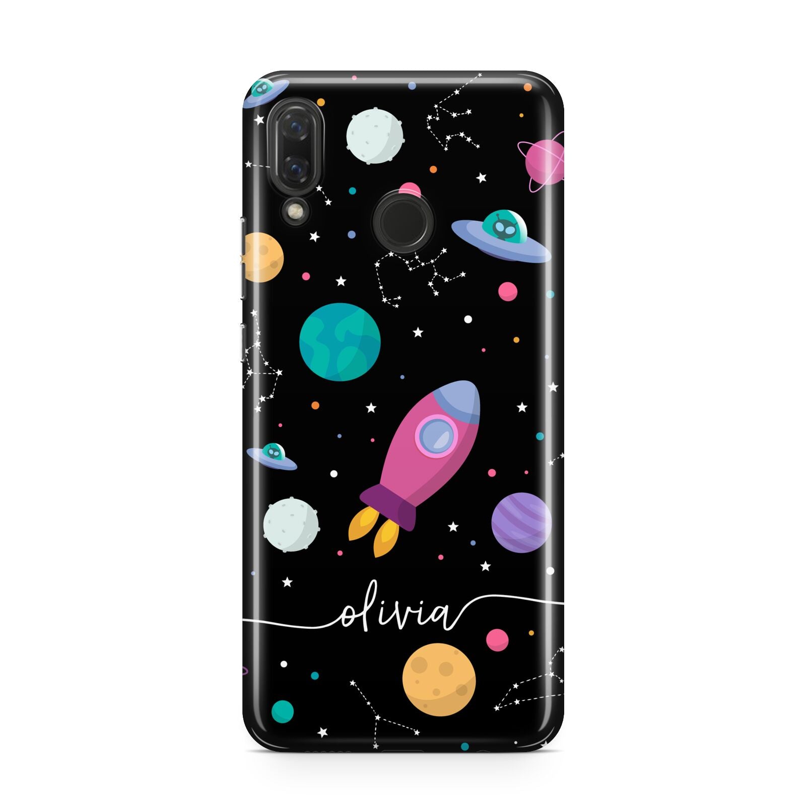 Galaxy Artwork with Name Huawei Nova 3 Phone Case