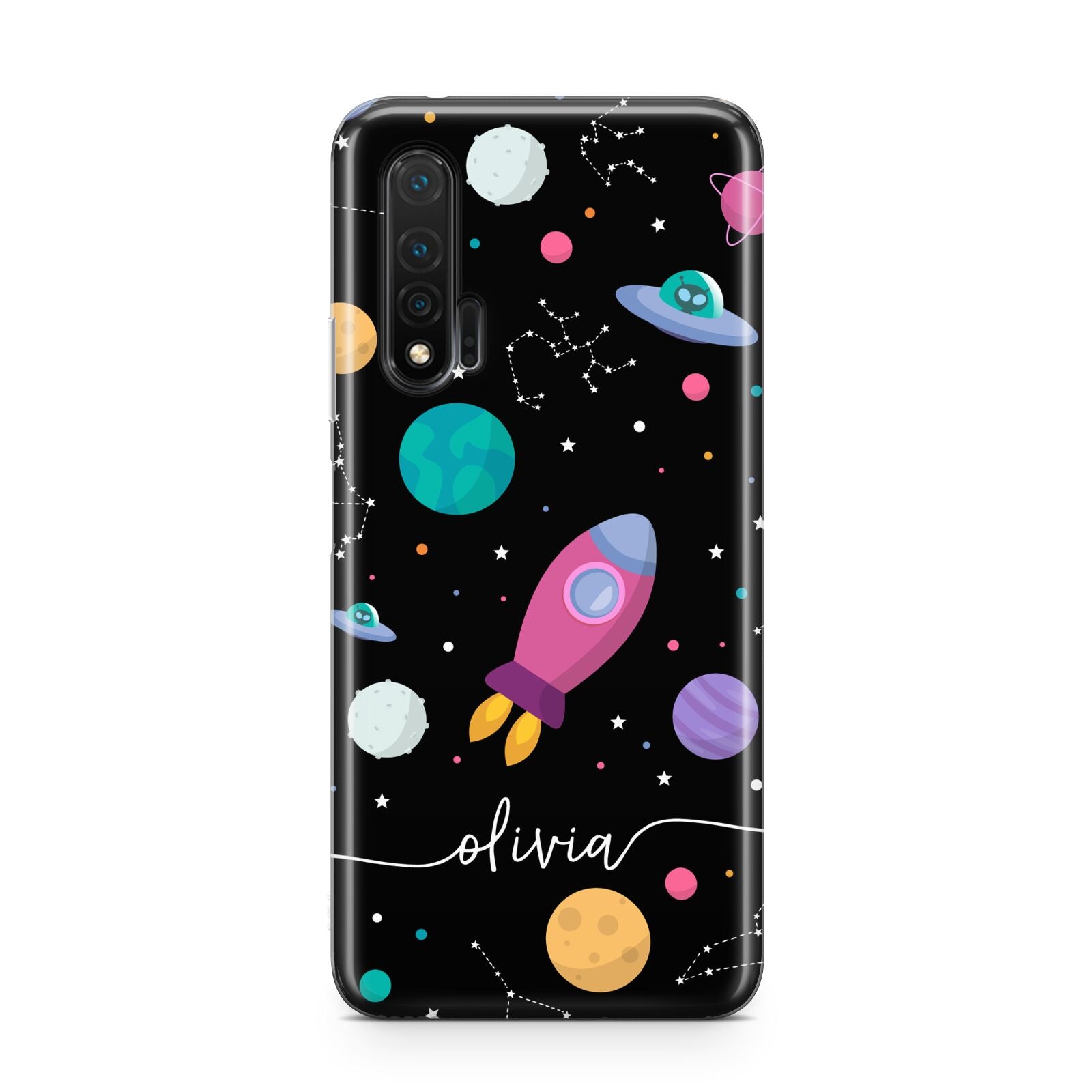 Galaxy Artwork with Name Huawei Nova 6 Phone Case