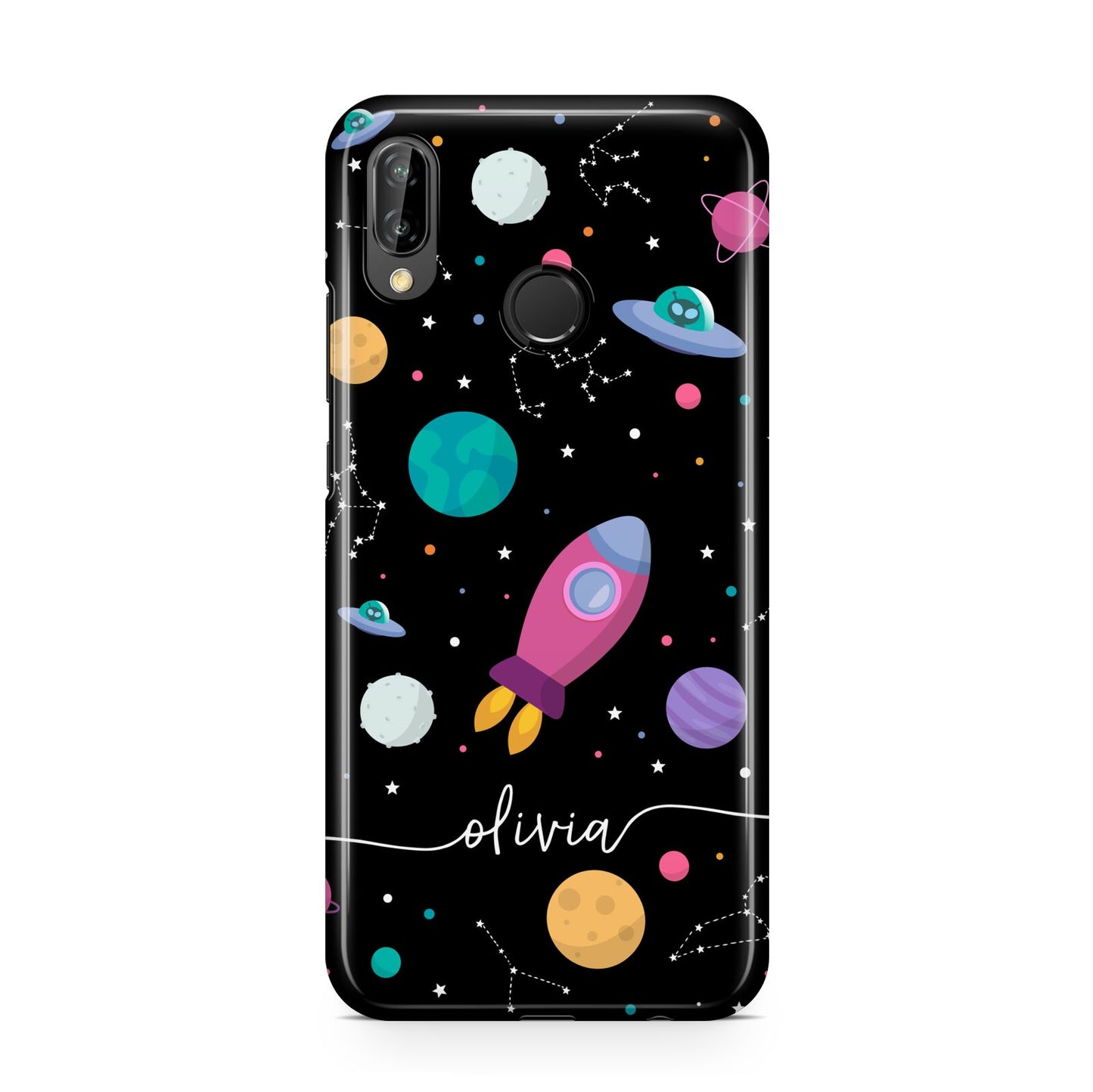 Galaxy Artwork with Name Huawei P20 Lite Phone Case