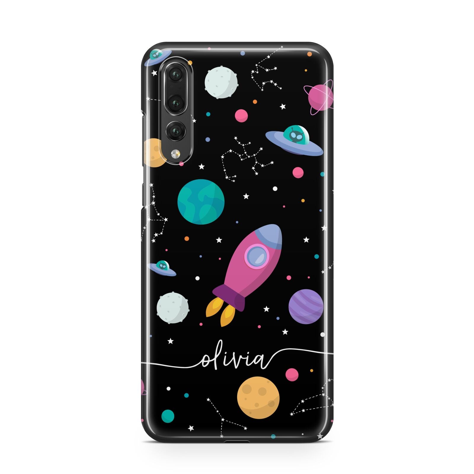 Galaxy Artwork with Name Huawei P20 Pro Phone Case