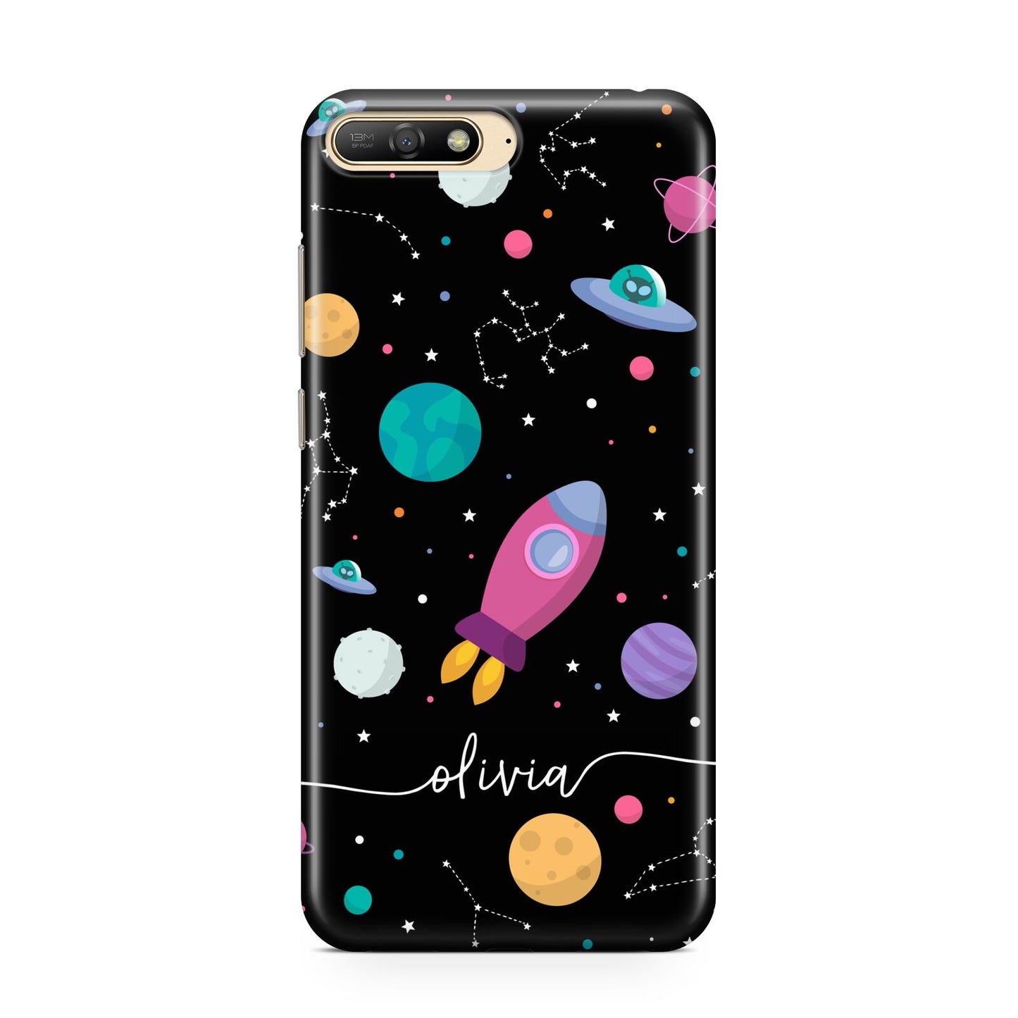 Galaxy Artwork with Name Huawei Y6 2018