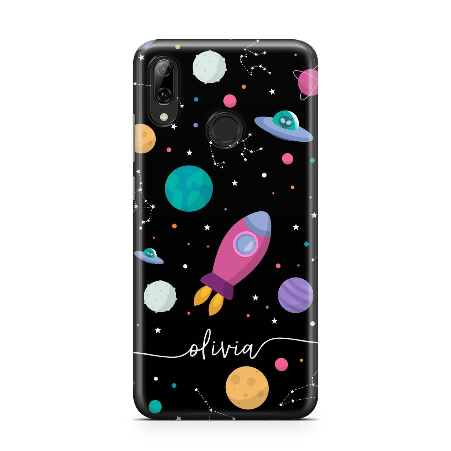 Galaxy Artwork with Name Huawei Y7 2019