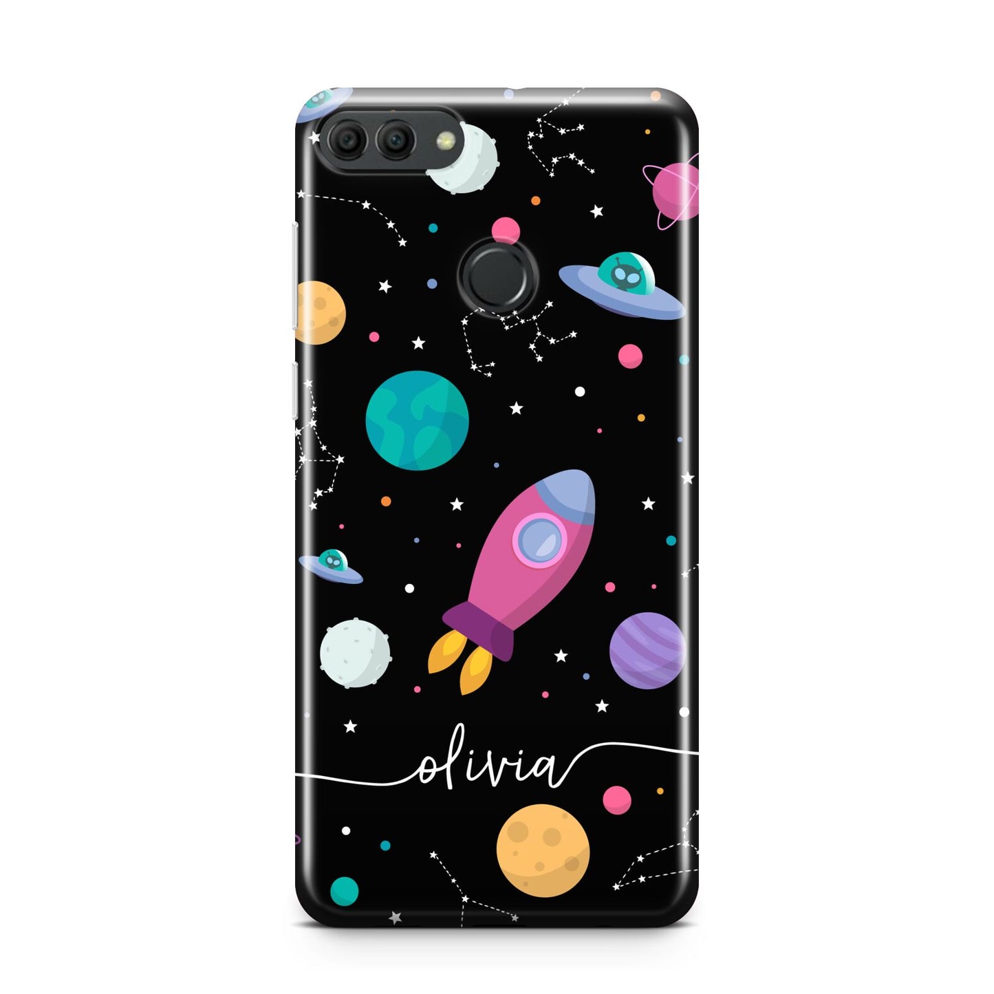 Galaxy Artwork with Name Huawei Y9 2018