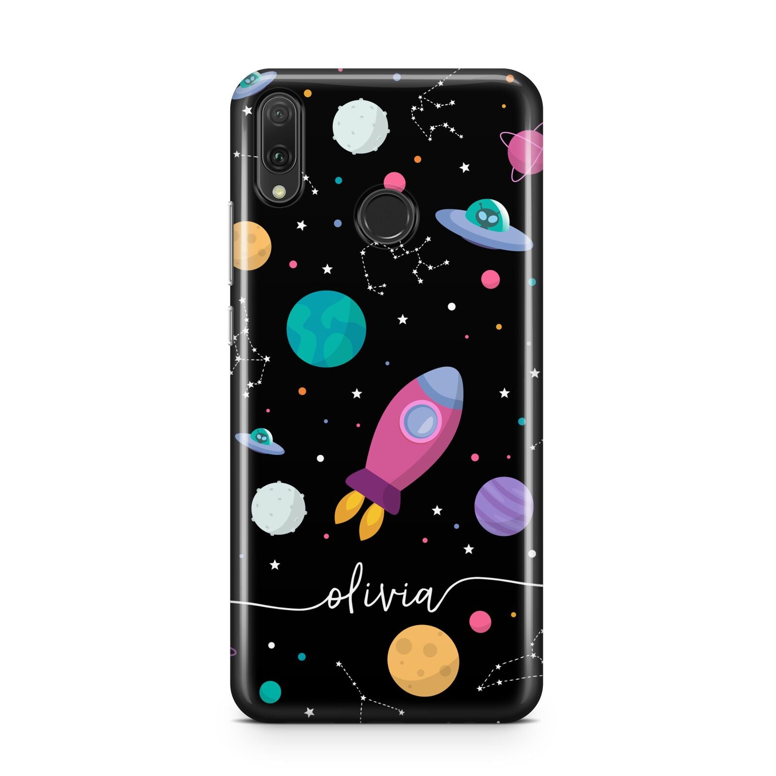 Galaxy Artwork with Name Huawei Y9 2019