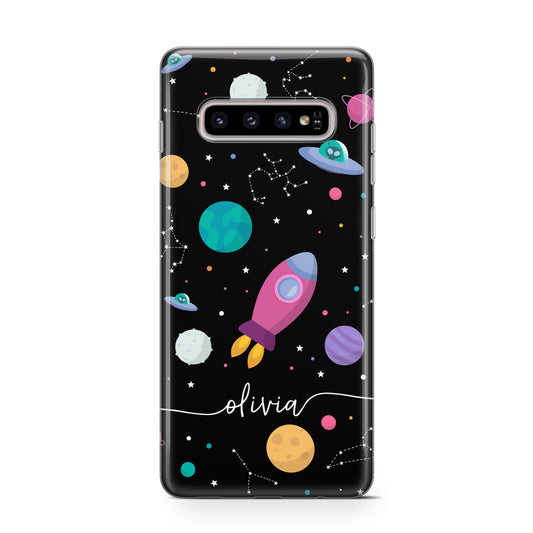 Galaxy Artwork with Name Protective Samsung Galaxy Case