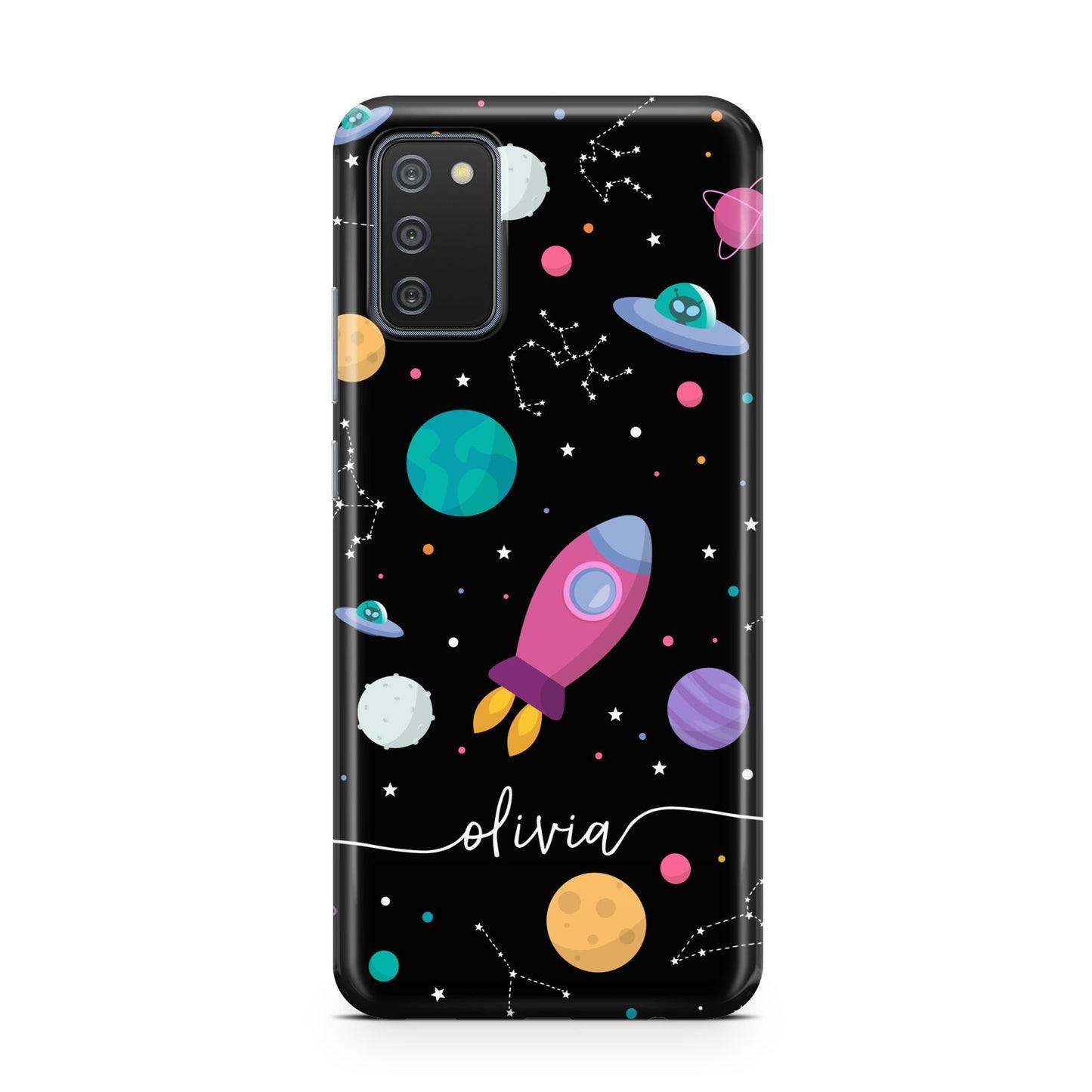 Galaxy Artwork with Name Samsung A02s Case