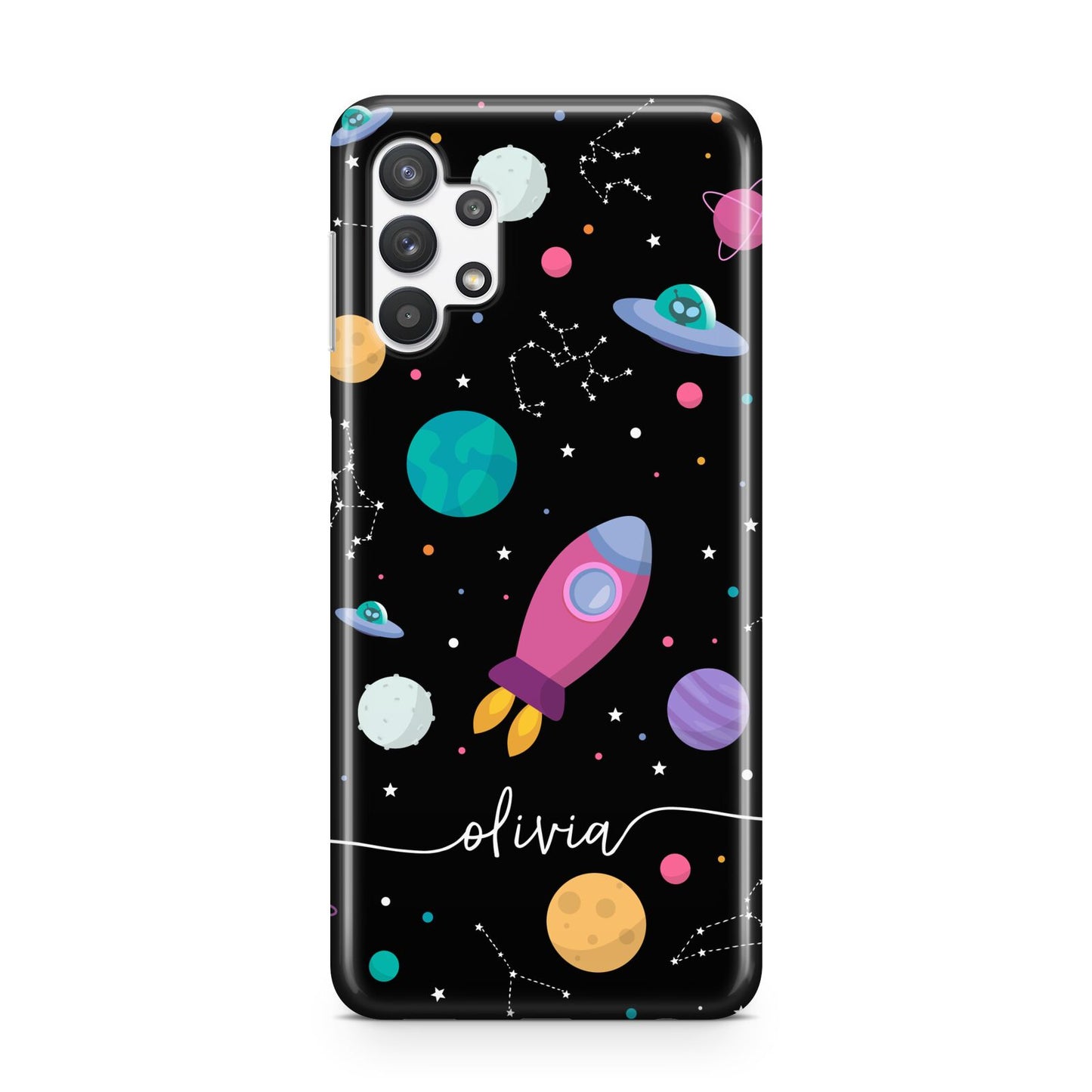 Galaxy Artwork with Name Samsung A32 5G Case