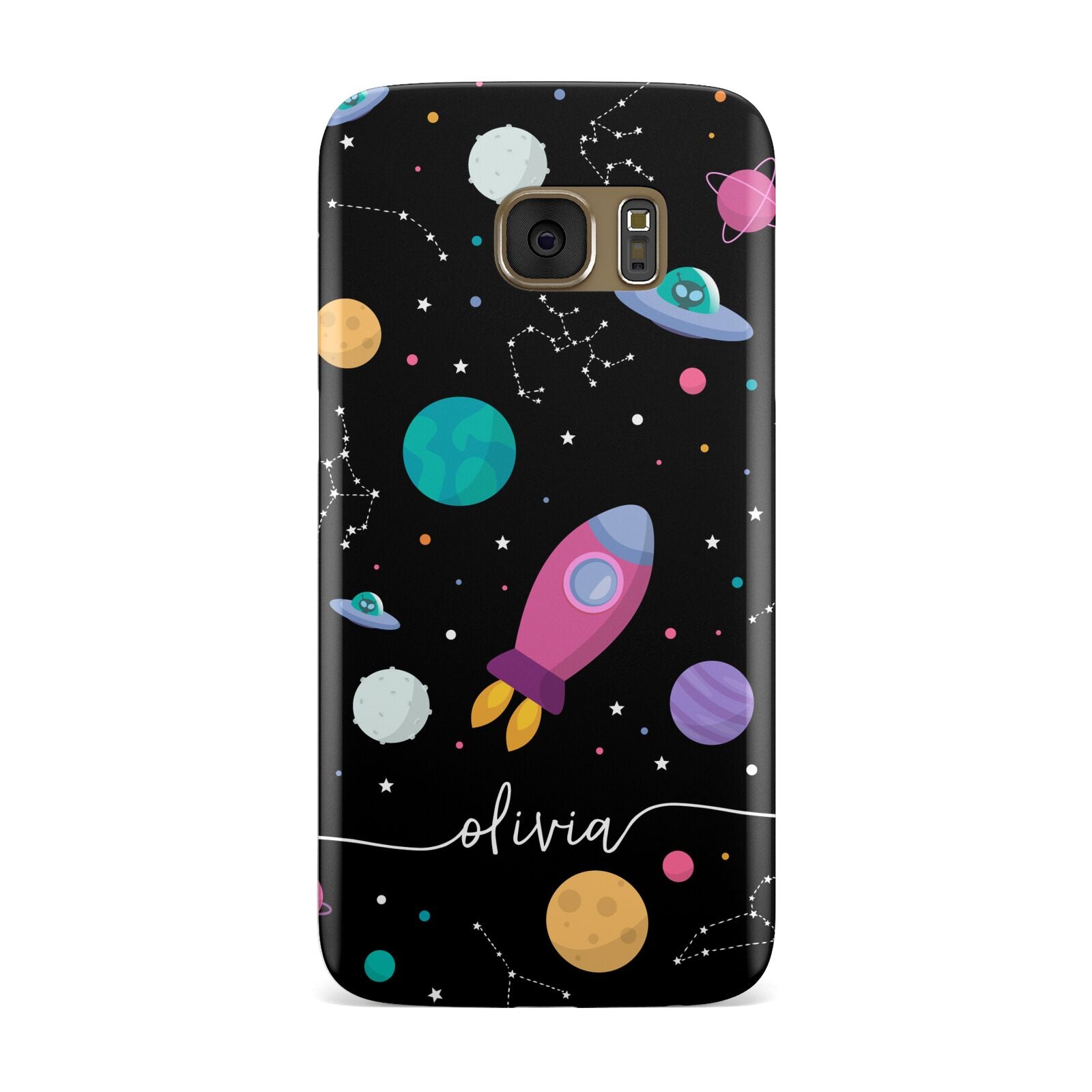 Galaxy Artwork with Name Samsung Galaxy Case