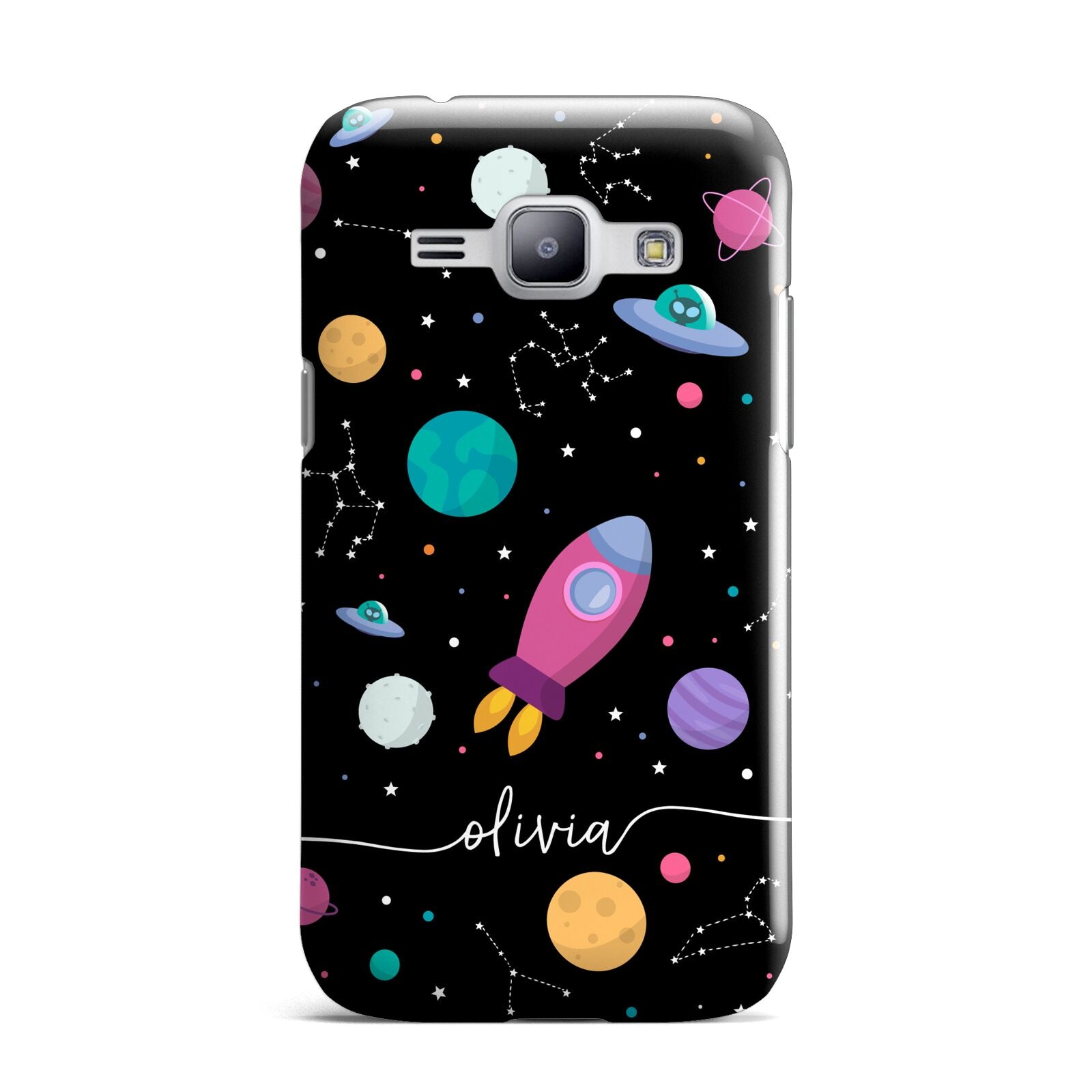 Galaxy Artwork with Name Samsung Galaxy J1 2015 Case