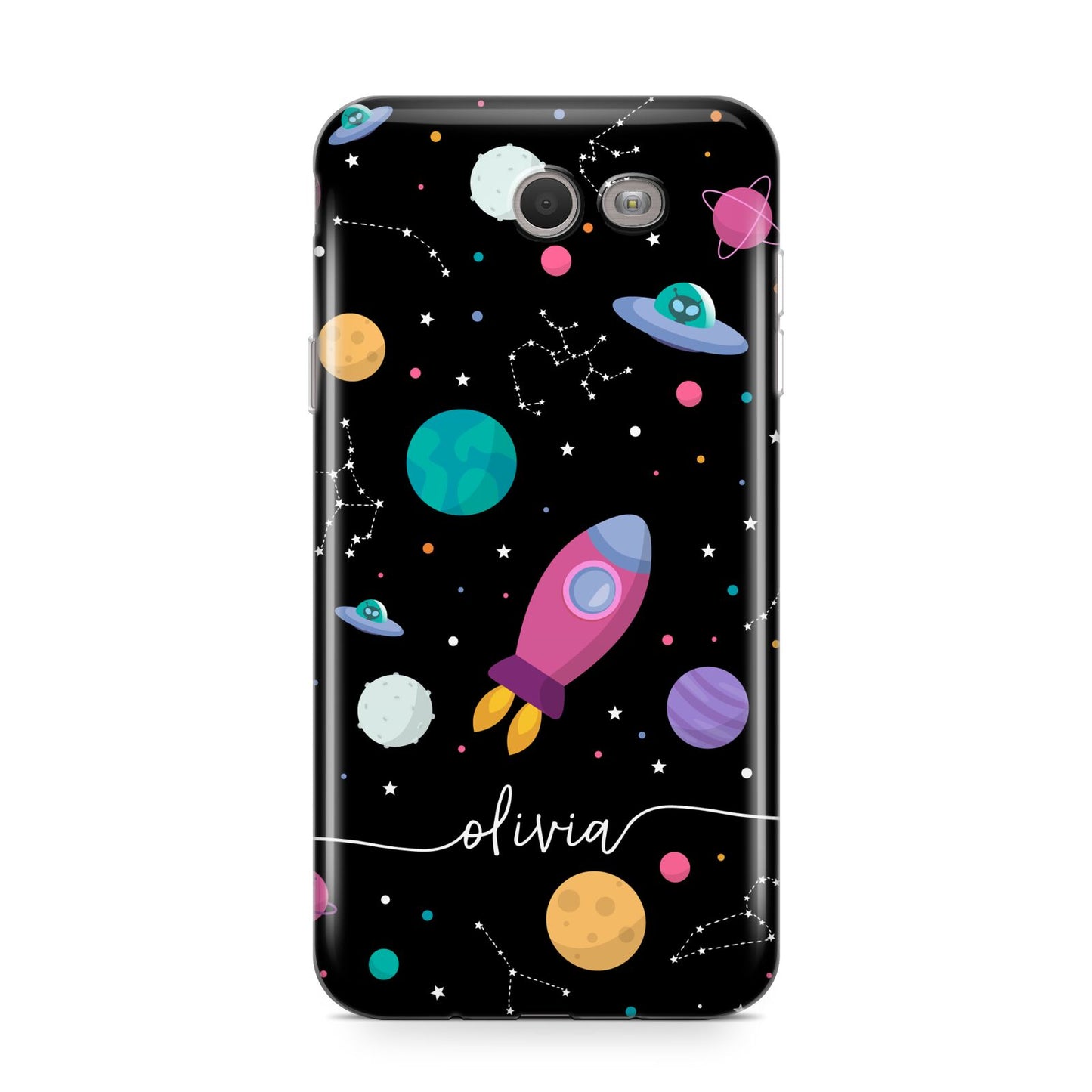 Galaxy Artwork with Name Samsung Galaxy J7 2017 Case