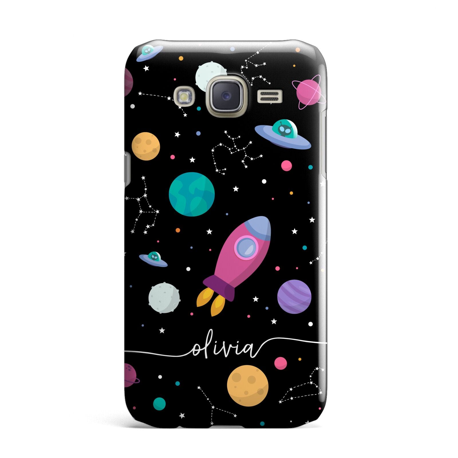 Galaxy Artwork with Name Samsung Galaxy J7 Case