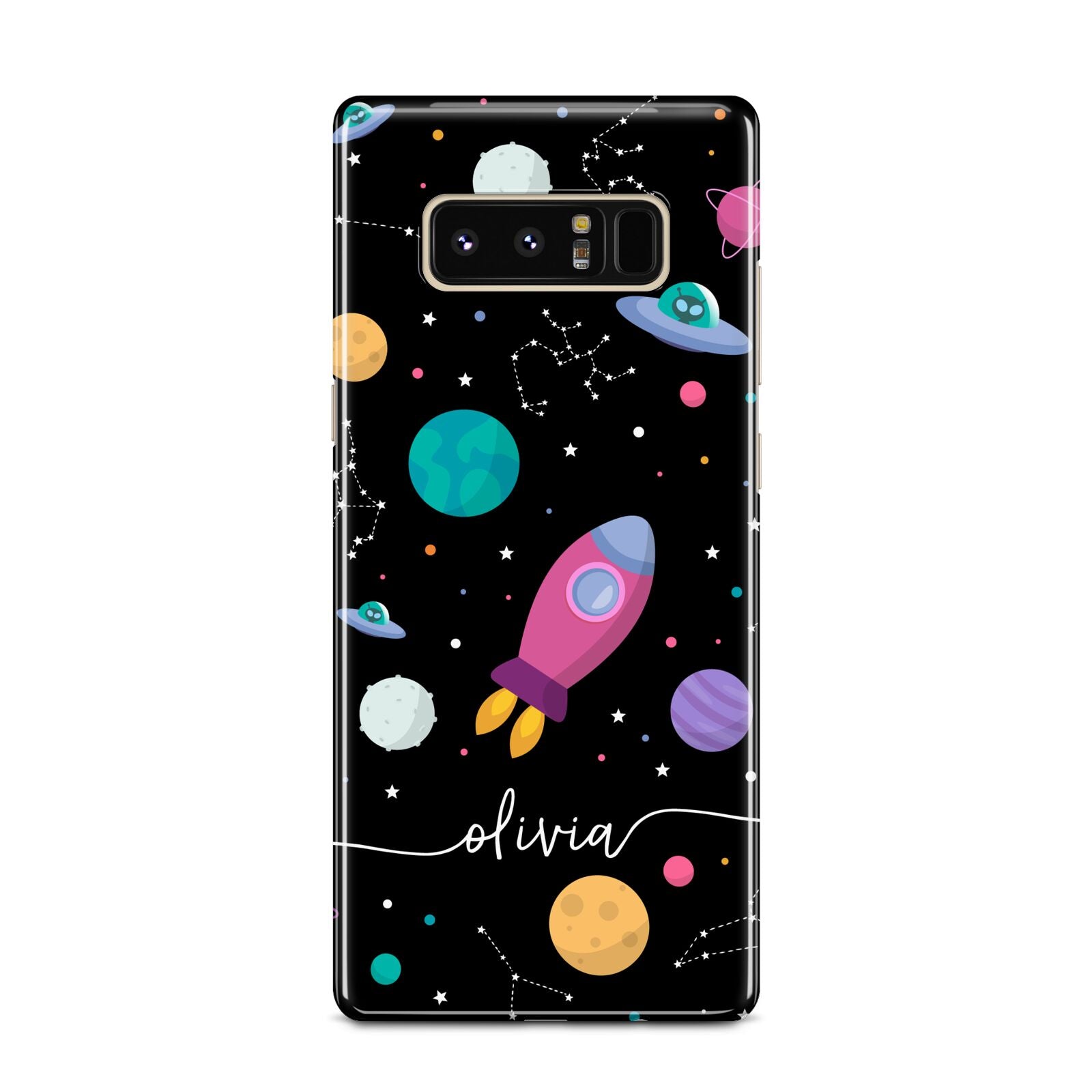 Galaxy Artwork with Name Samsung Galaxy Note 8 Case