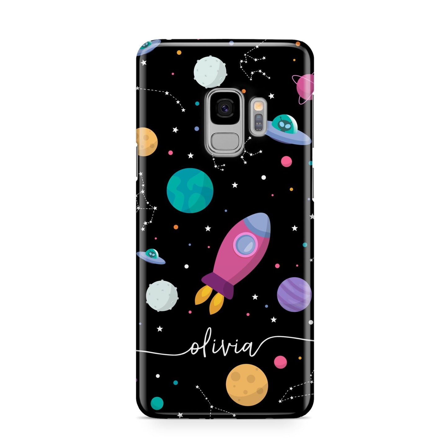 Galaxy Artwork with Name Samsung Galaxy S9 Case
