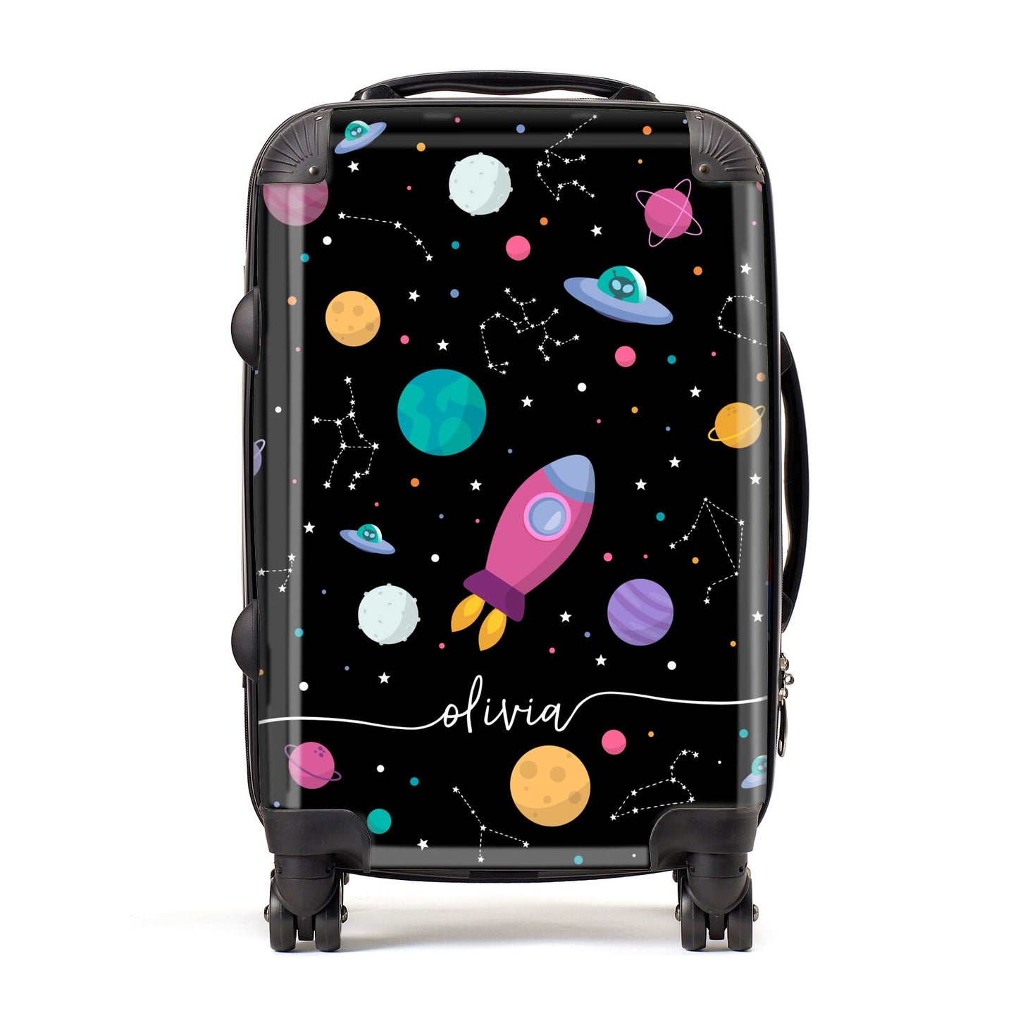 Galaxy Artwork with Name Suitcase