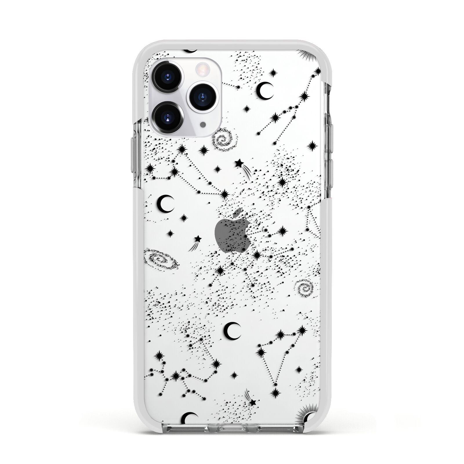 Galaxy Constellation Apple iPhone 11 Pro in Silver with White Impact Case