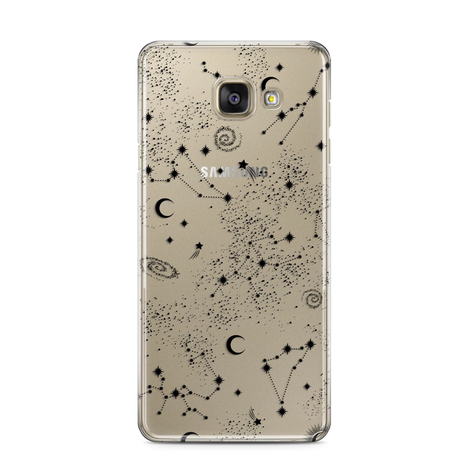 Galaxy Constellation Samsung Galaxy A3 2016 Case on gold phone