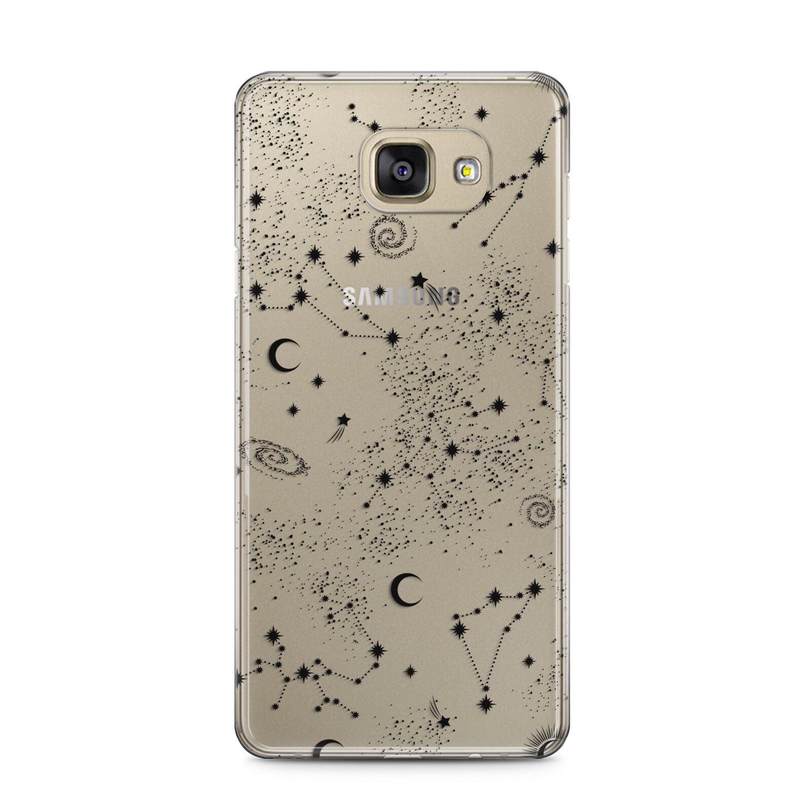 Galaxy Constellation Samsung Galaxy A5 2016 Case on gold phone