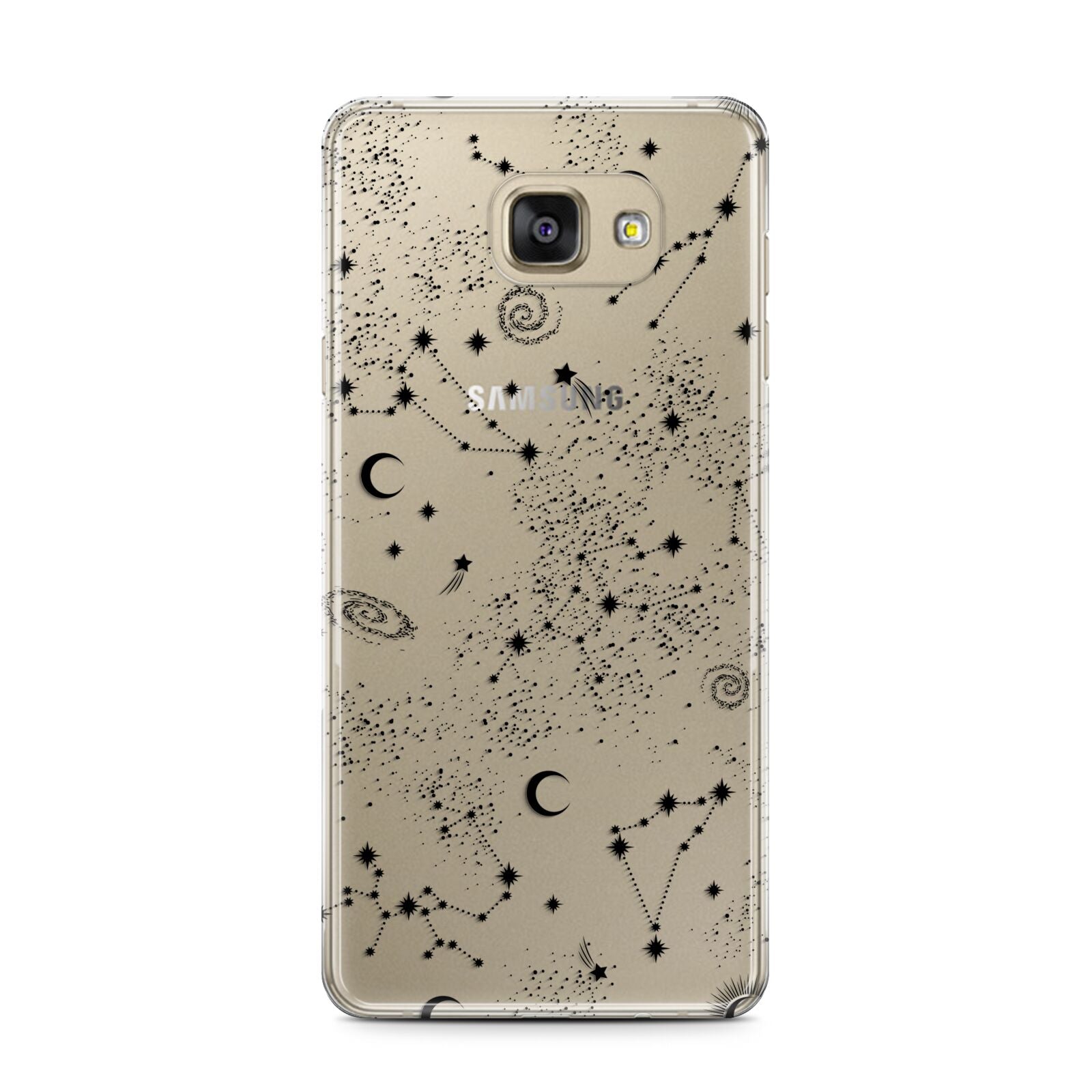 Galaxy Constellation Samsung Galaxy A7 2016 Case on gold phone