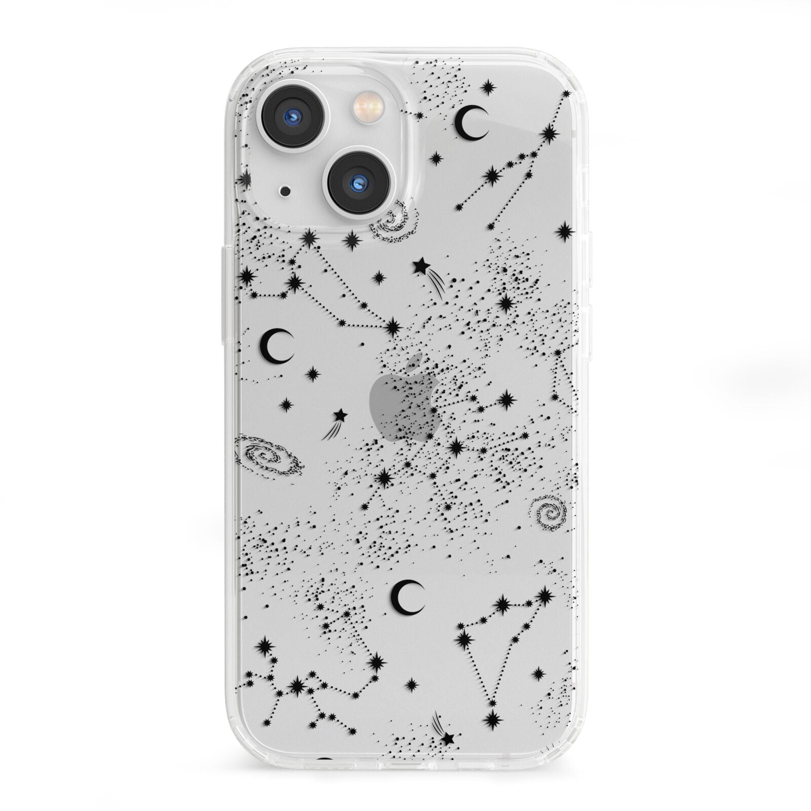 Galaxy Constellation iPhone 13 Mini Clear Bumper Case