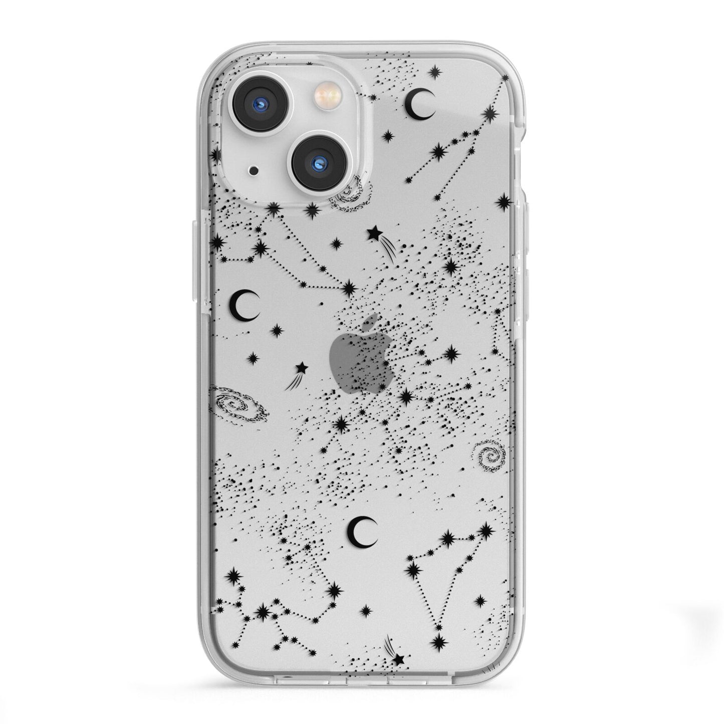 Galaxy Constellation iPhone 13 Mini TPU Impact Case with White Edges