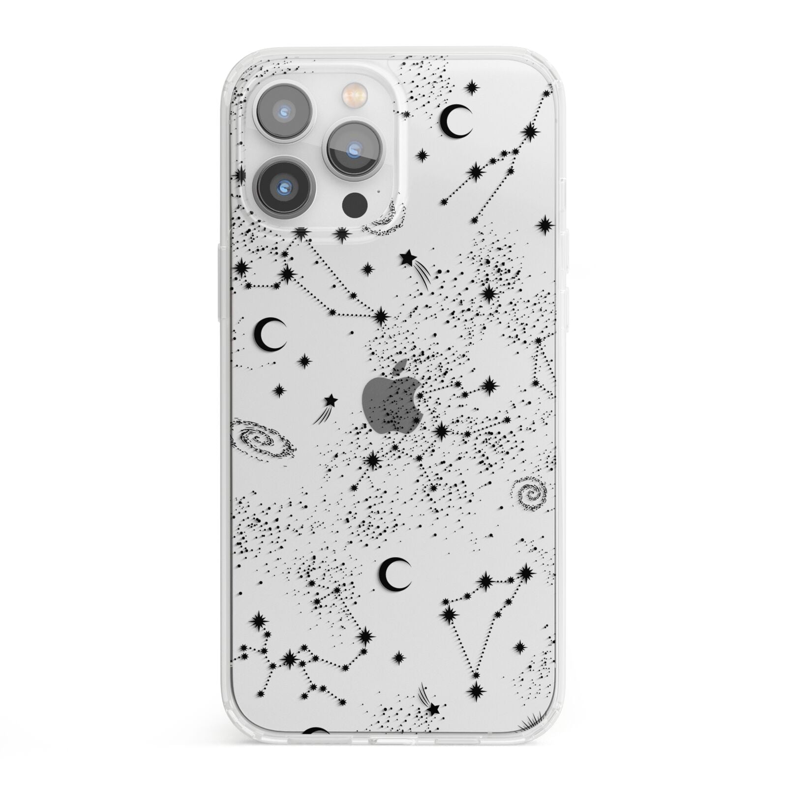 Galaxy Constellation iPhone 13 Pro Max Clear Bumper Case