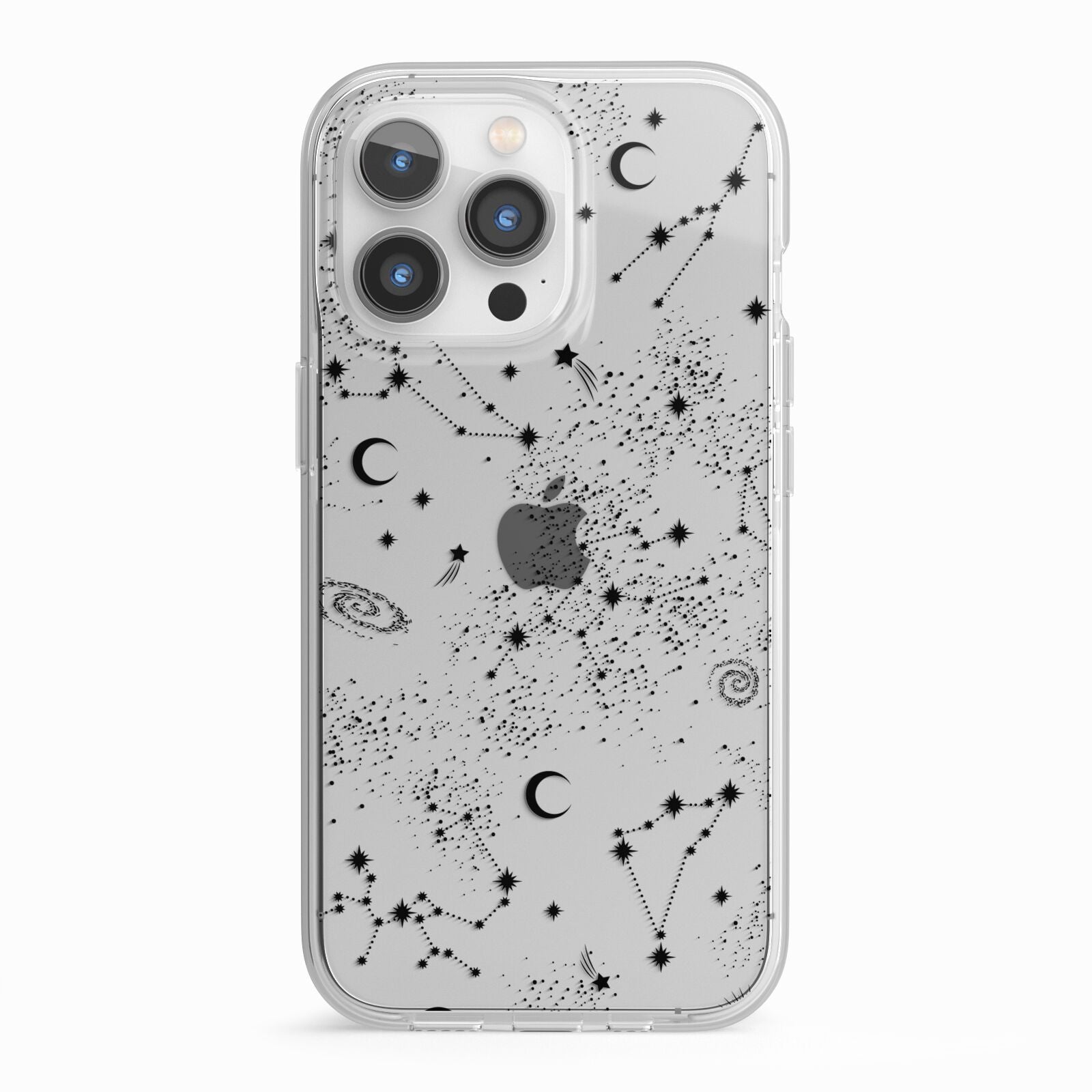 Galaxy Constellation iPhone 13 Pro TPU Impact Case with White Edges