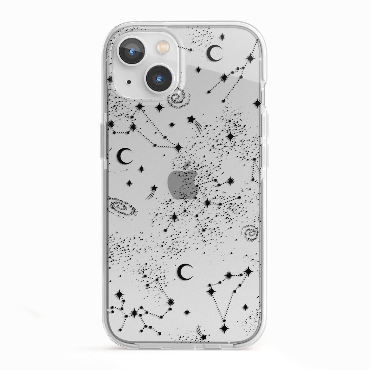 Galaxy Constellation iPhone 13 TPU Impact Case with White Edges