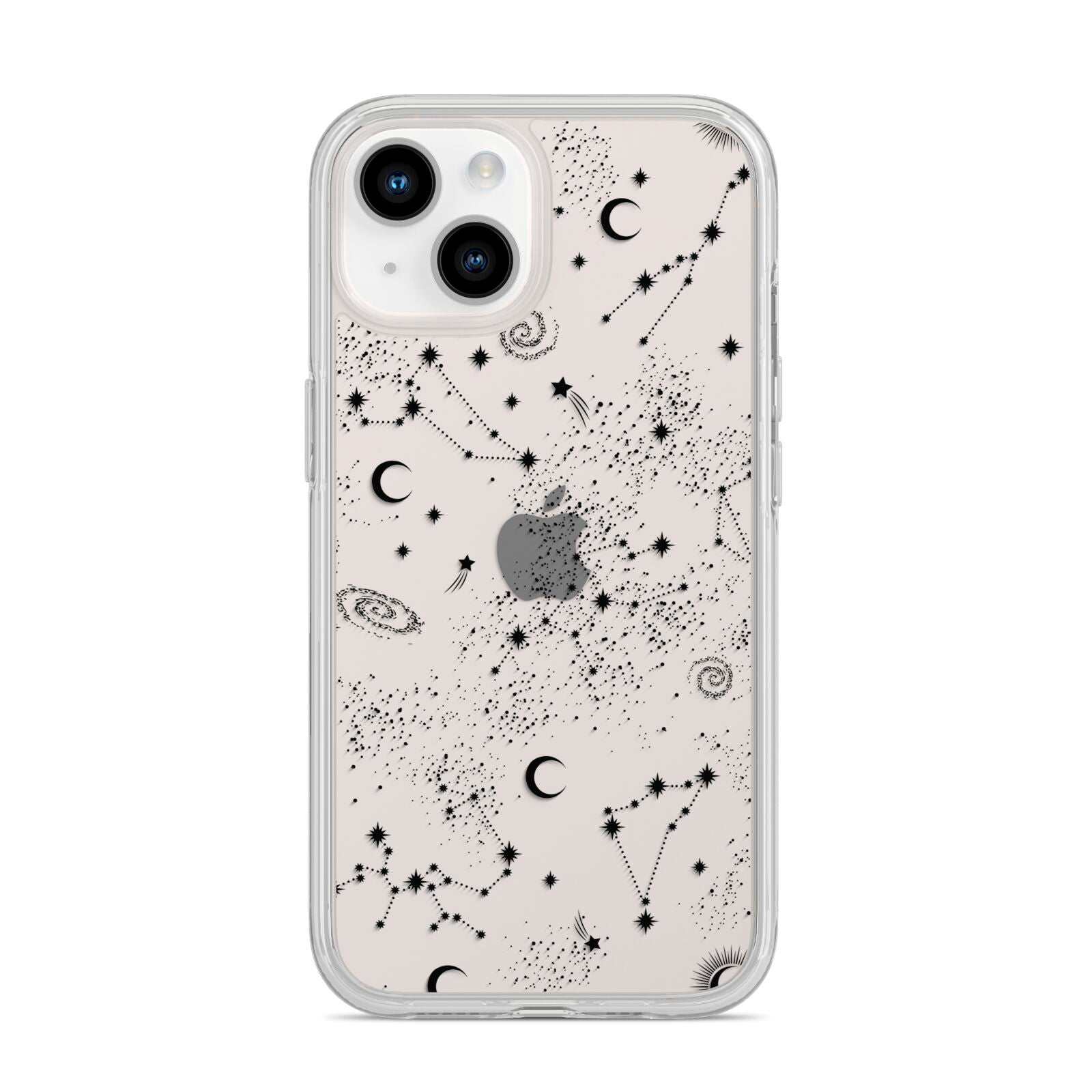 Galaxy Constellation iPhone 14 Clear Tough Case Starlight