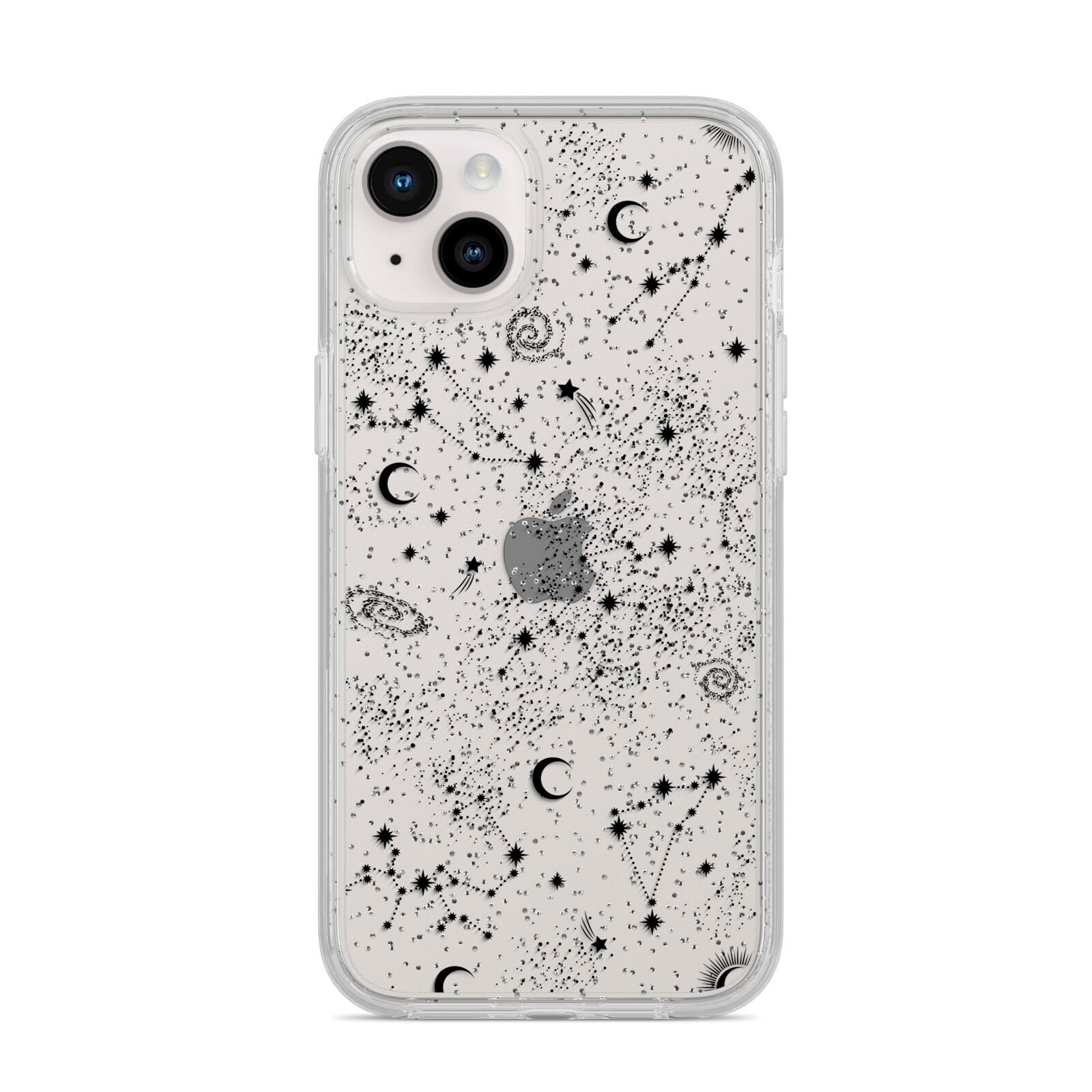 Galaxy Constellation iPhone 14 Plus Glitter Tough Case Starlight