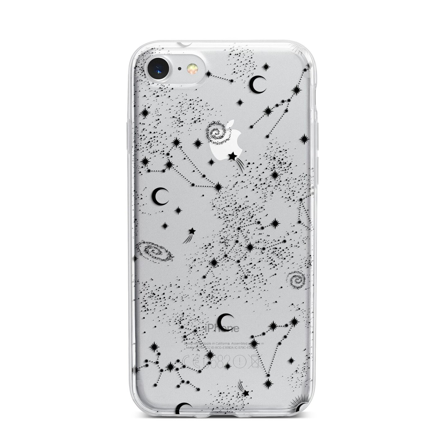 Galaxy Constellation iPhone 7 Bumper Case on Silver iPhone