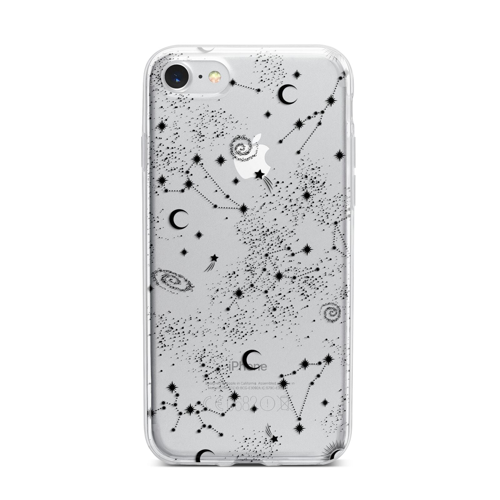 Galaxy Constellation iPhone 7 Bumper Case on Silver iPhone