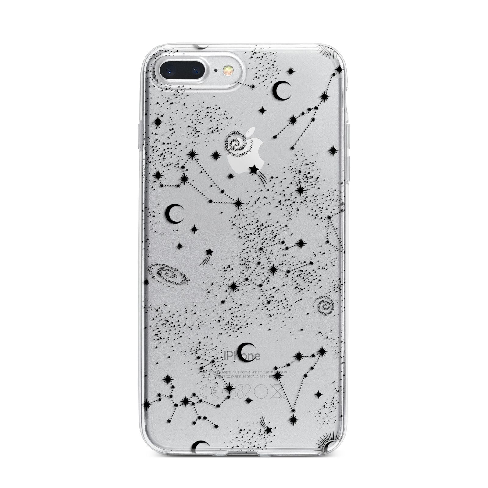 Galaxy Constellation iPhone 7 Plus Bumper Case on Silver iPhone