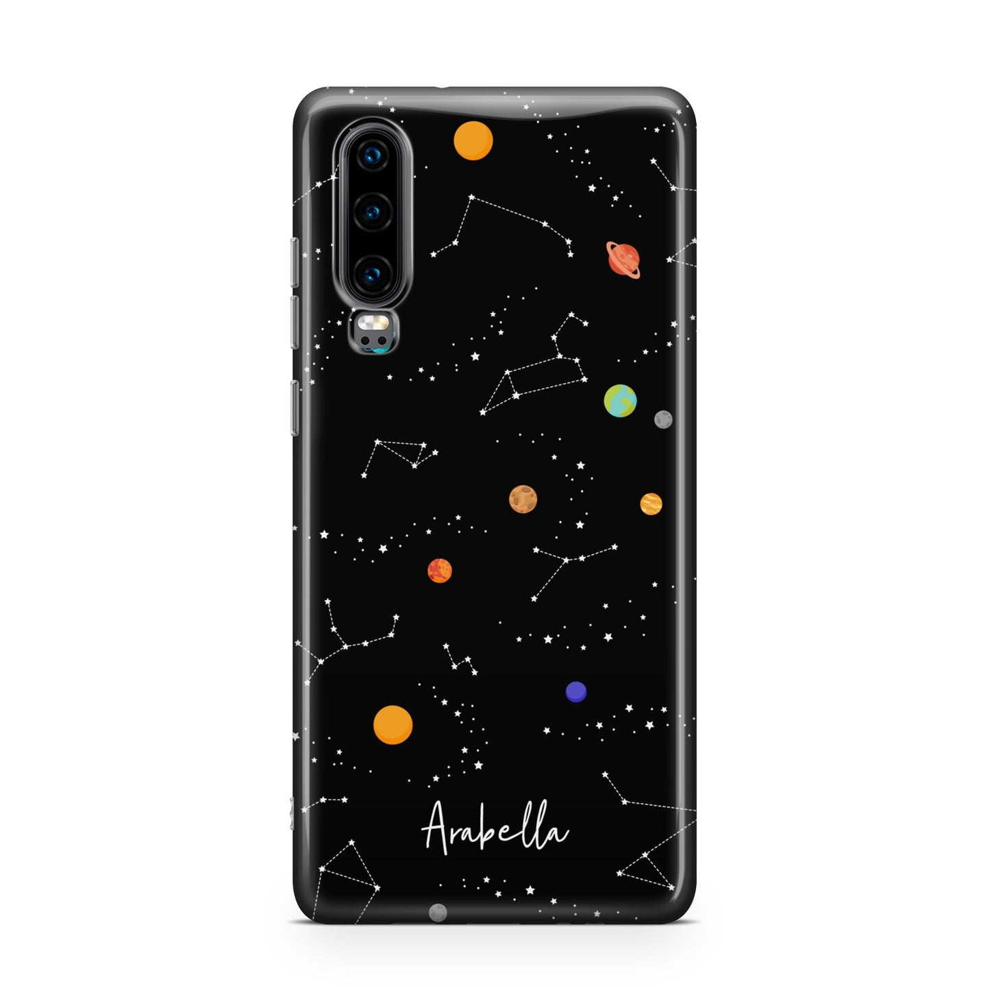 Galaxy Scene with Name Huawei P30 Phone Case