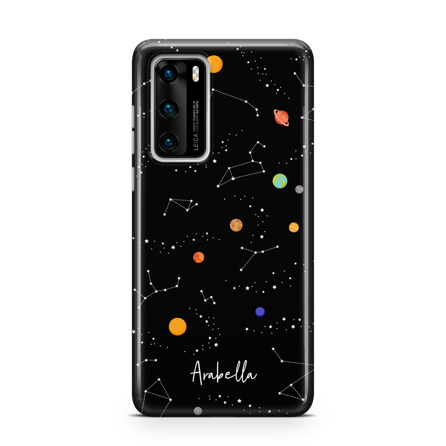 Galaxy Scene with Name Huawei P40 Phone Case