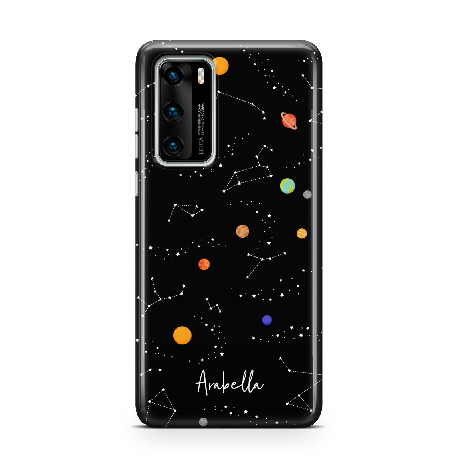 Galaxy Scene with Name Huawei P40 Phone Case