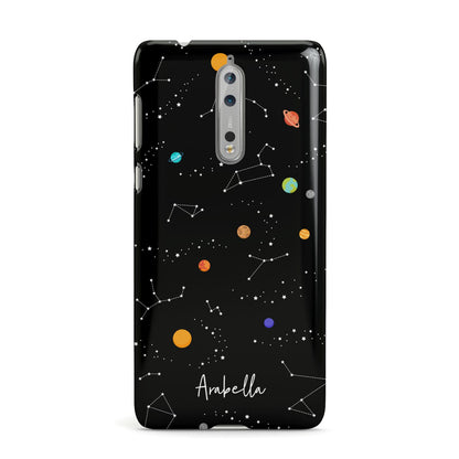 Galaxy Scene with Name Nokia Case