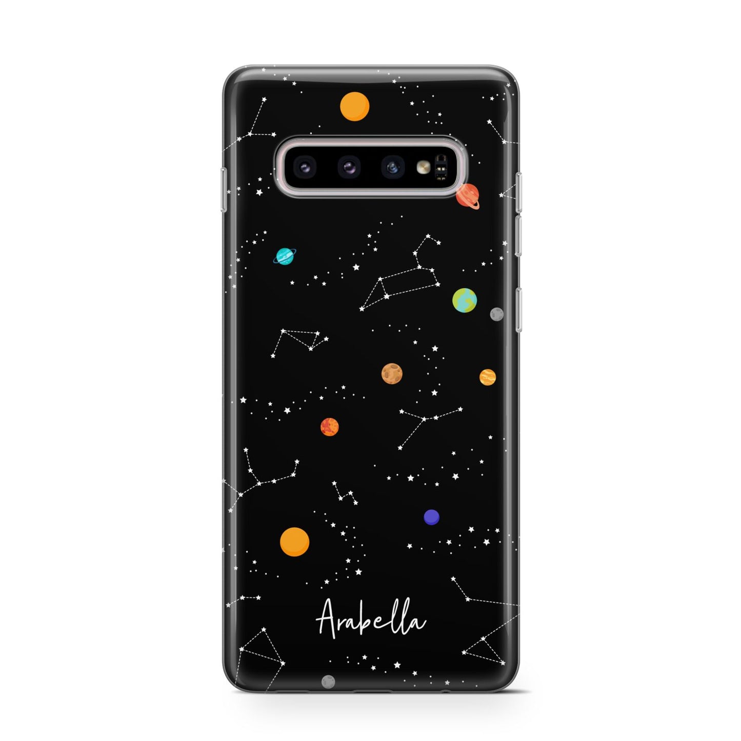 Galaxy Scene with Name Protective Samsung Galaxy Case