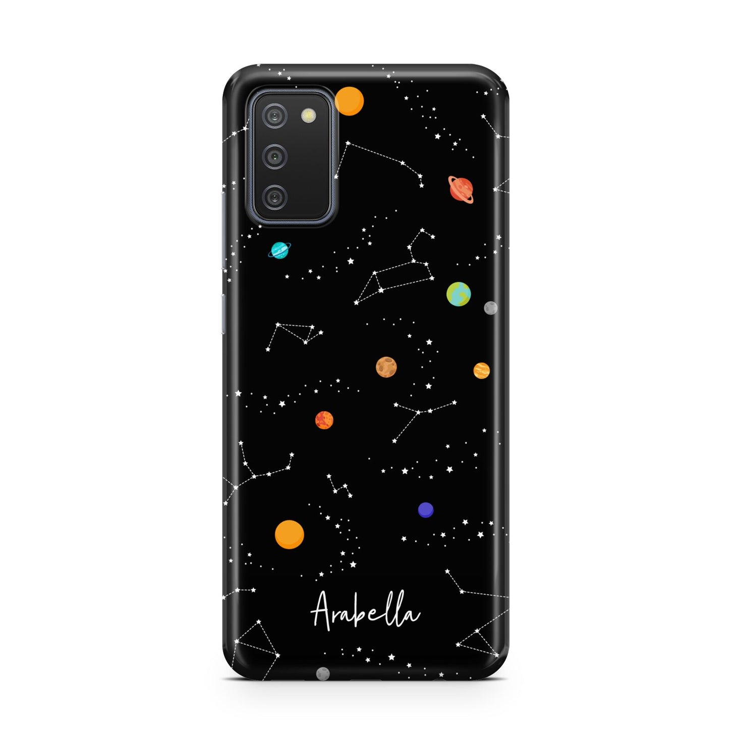 Galaxy Scene with Name Samsung A02s Case