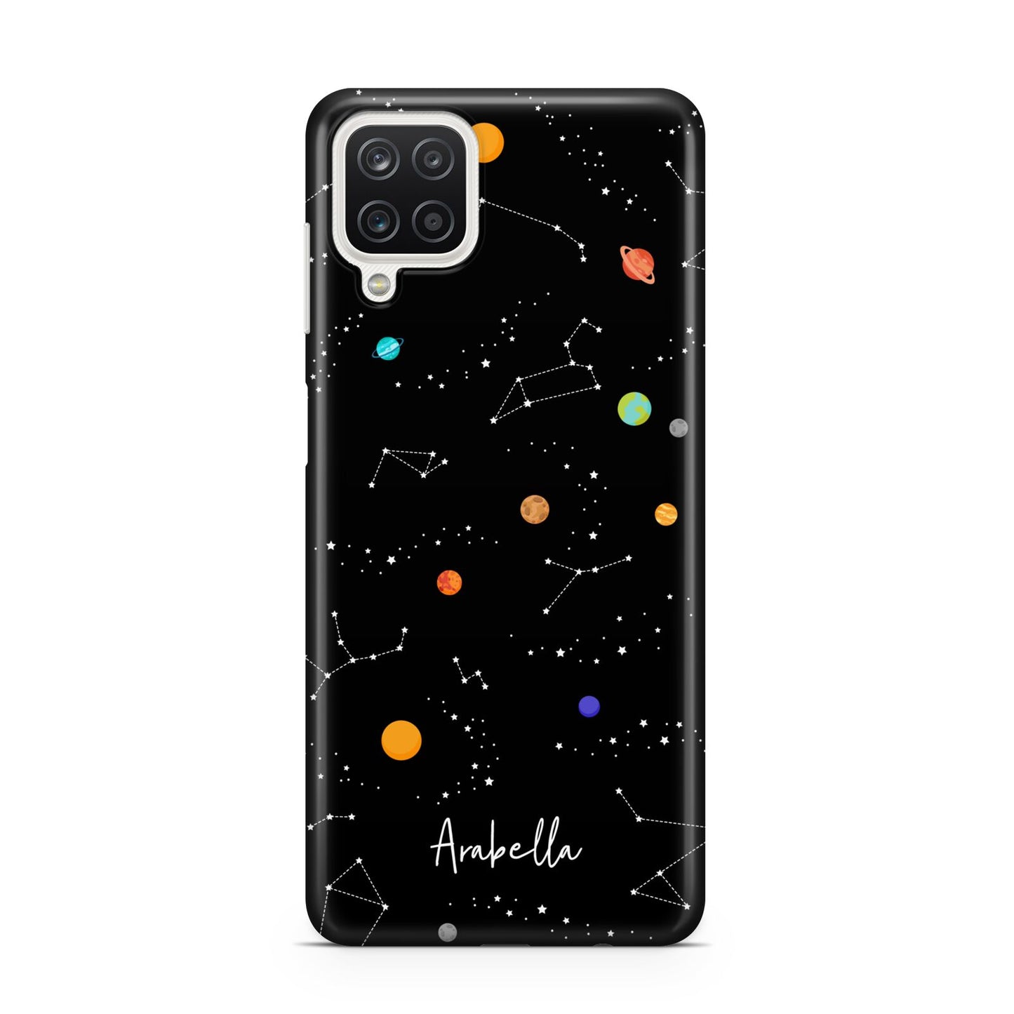 Galaxy Scene with Name Samsung A12 Case