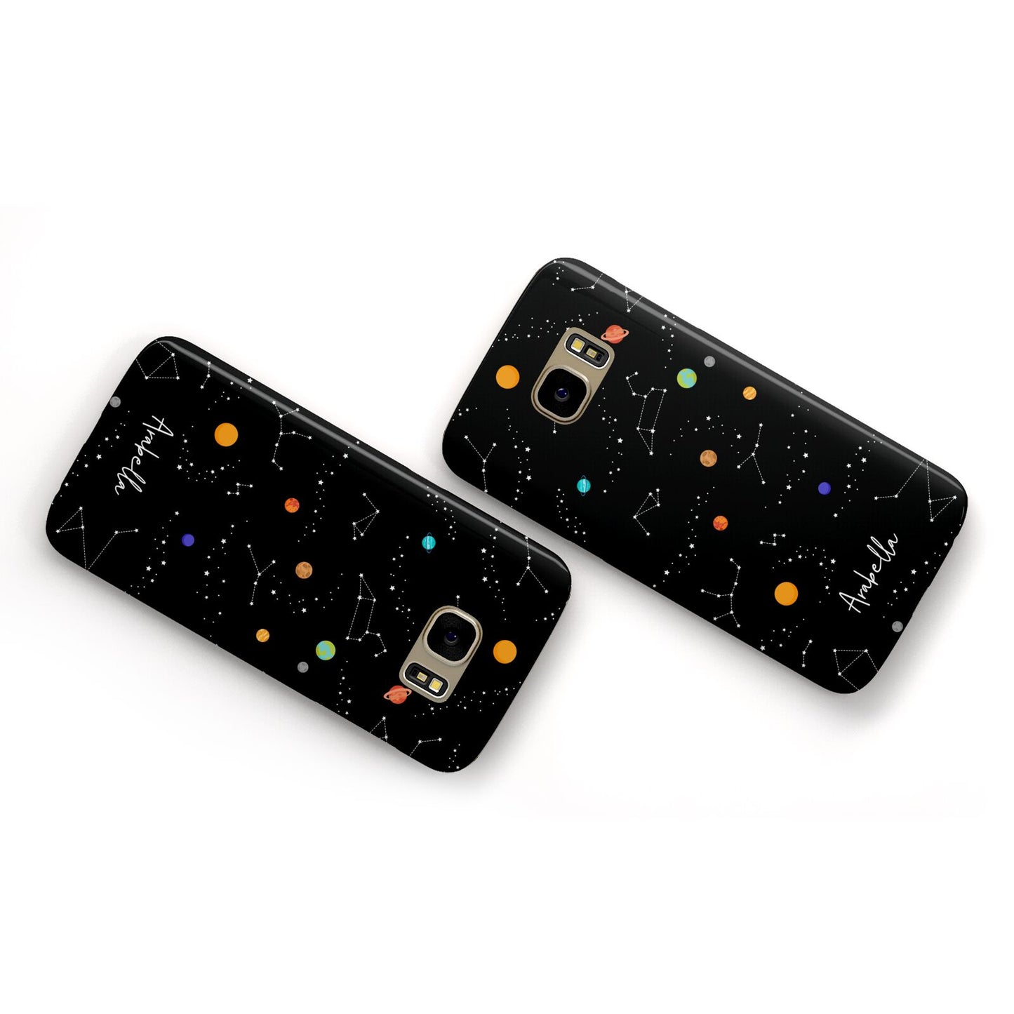 Galaxy Scene with Name Samsung Galaxy Case Flat Overview