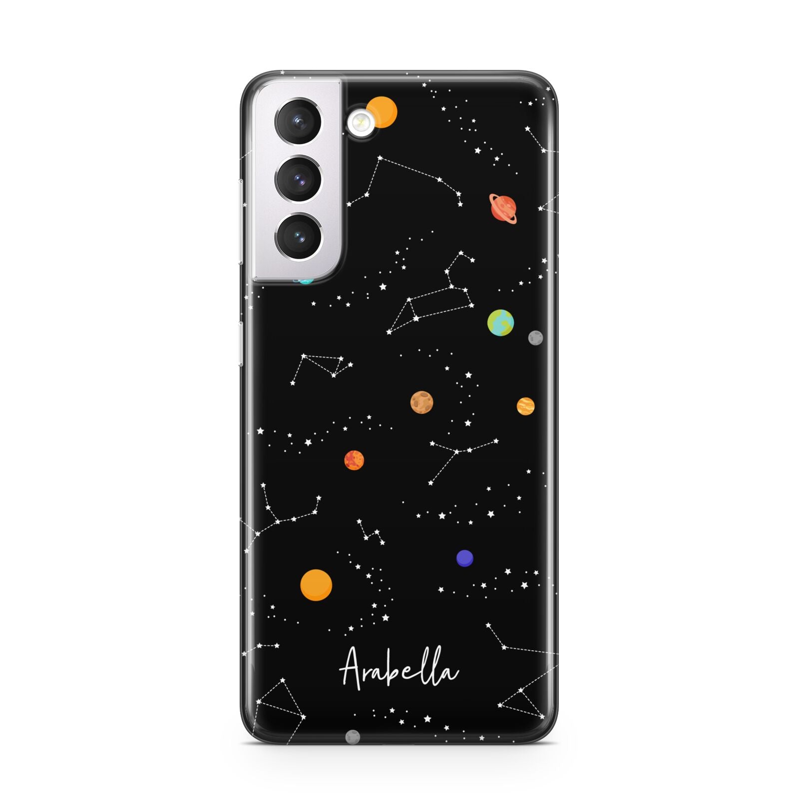 Galaxy Scene with Name Samsung S21 Case