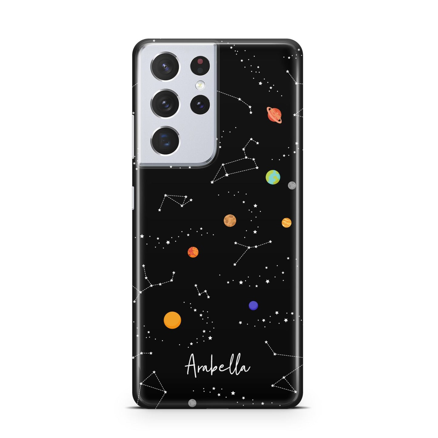 Galaxy Scene with Name Samsung S21 Ultra Case