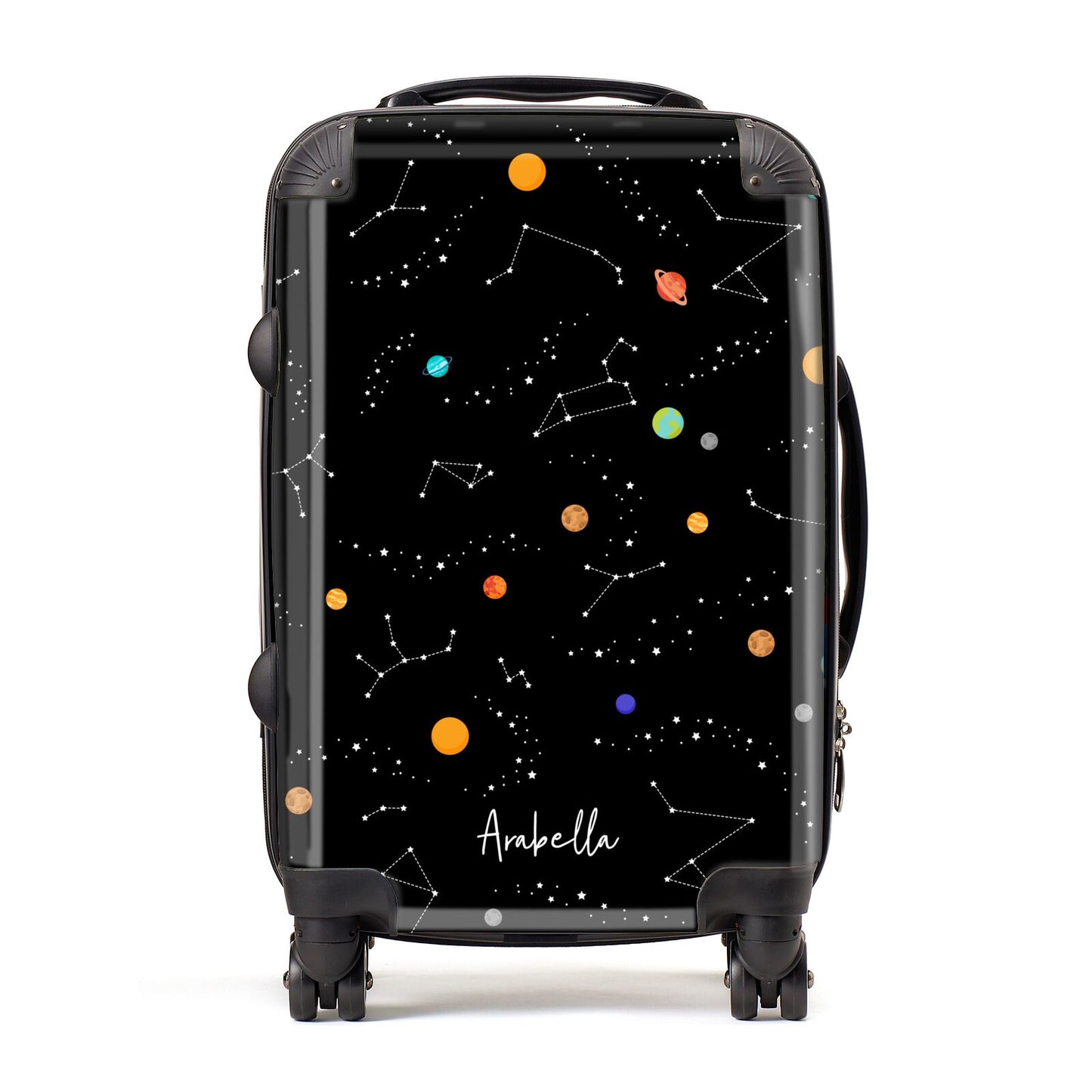 Galaxy Scene with Name Suitcase