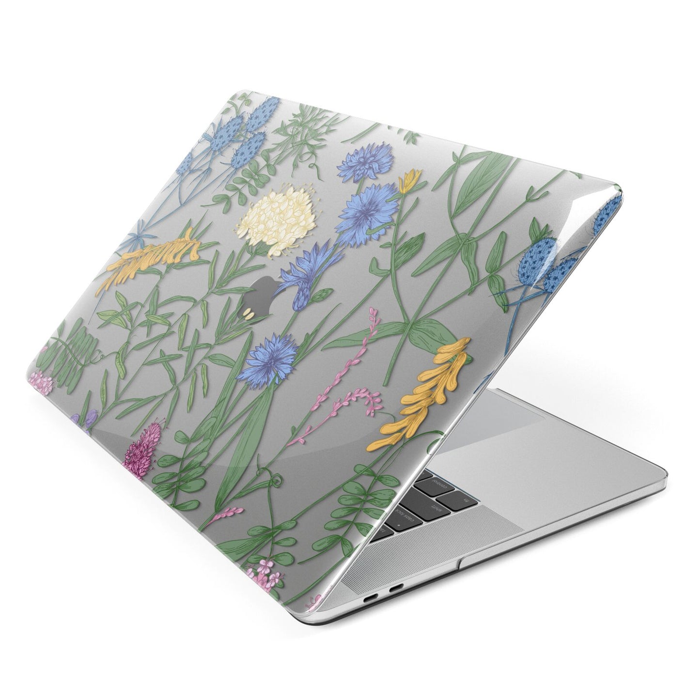 Garden Florals Apple MacBook Case Side View