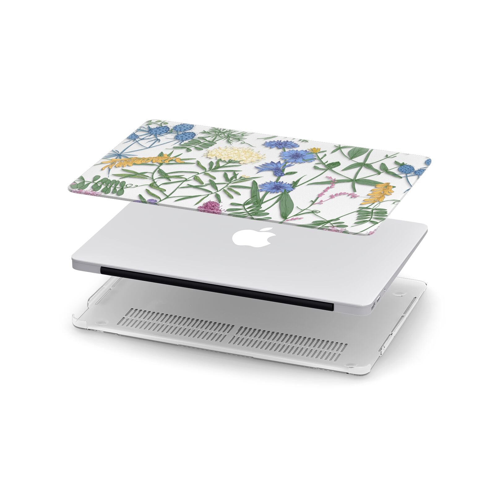 Garden Florals Apple MacBook Case in Detail