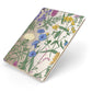 Garden Florals Apple iPad Case on Gold iPad Side View